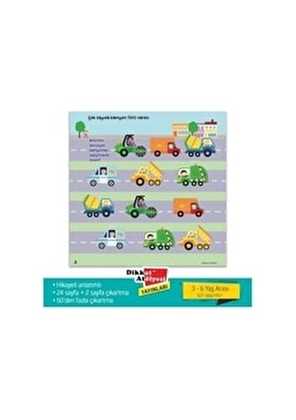 Sticker Eğlenceli Etkinliklerle Hikayeli Bulmaca 5'li Set 3-5 Yaş Ciltli