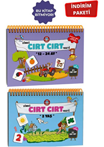 Cırt Cırtlı Aktivite Kitabı 16-24 Ay ve 2 Yaş İçin Eğitici Kitap Kolektif indirimleri