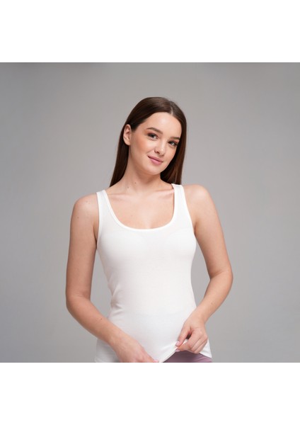 Ribbed Snuggle Up U-Neck Tank Top