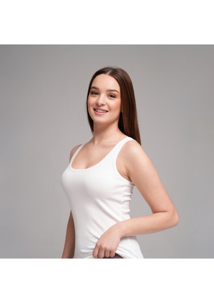 Ribbed Snuggle Up U-Neck Tank Top modelleri