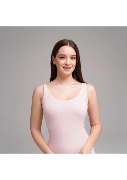 Ribbed Snuggle Up U-Neck Tank Top