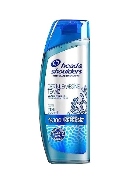 Head & Shoulders Derinlemesine Temizlik Şampuan Yoğun Ferahlık Deniz Mineralleri 300 ml