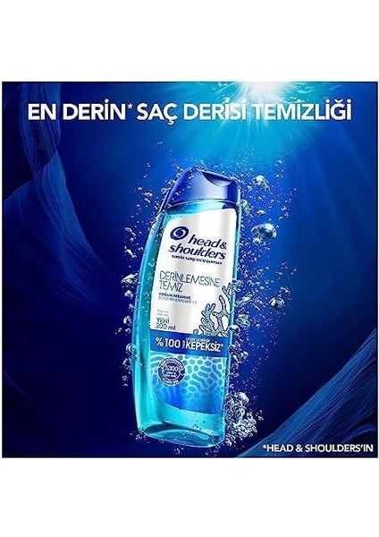 Head & Shoulders Derinlemesine Temizlik Şampuan Yoğun Ferahlık Deniz Mineralleri 300 ml modelleri