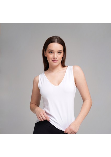 Modal Essence V-Neck Tank Top