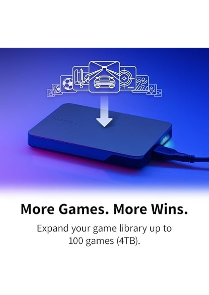 Canvio Gaming 4tb 2,5" USB 3.2 Gen-1 Taşınabilir HDD - Siyah HDTX240EK3CA modelleri