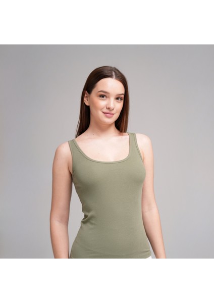 Ribbed Snuggle Up U-Neck Tank Top fiyatları