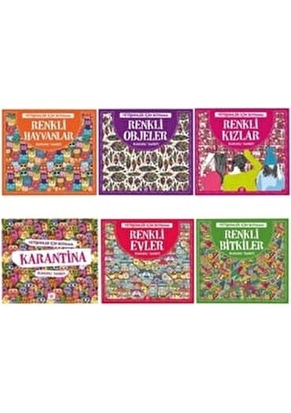 Yetişkinler İçin Boyama Mandala 6 Kitap Kolektif Yazar 360 Sayfa