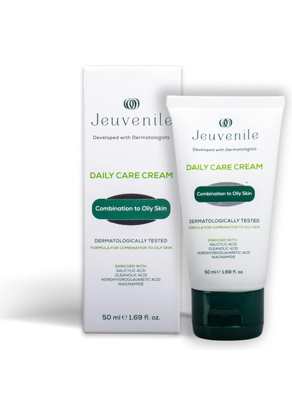 Jeuvenile Beauty In 3 Steps Yağlı ve Karma Ciltler Için Akne Karşıtı Cilt Bakım Kremi 50 ml Sebum Balancing Cream 50 ml fiyatları