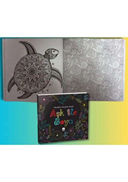 Aşk İle Boya Büyüklere Boyama Kitabı Kolektif 70 Sayfa modelleri