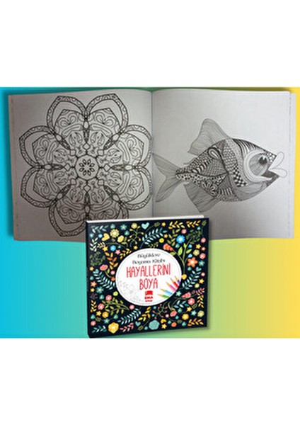 Aşk İle Boya Büyüklere Boyama Kitabı Kolektif 70 Sayfa fırsatları