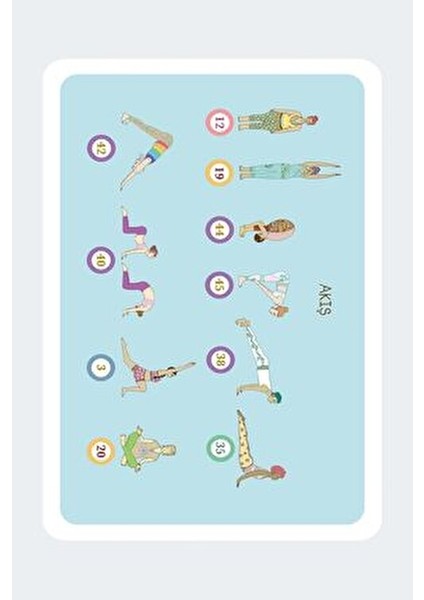 Yoga Kartları 55 Poz ve Rehber Kitap ile 32 Sayfa