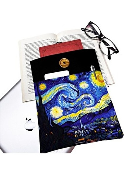 Yıldızlı Gece Siyah Kitap Kılıfı Kolektif Yazar 1 Sayfa Ciltsiz