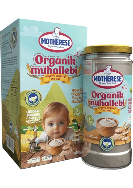 Motherese Organik Bebek Muhallebi Karışımı 330GR - Motherese Organik Muhallebi Karışımı 330 gr - Muhallebi Karışımı 330 gr fiyatları