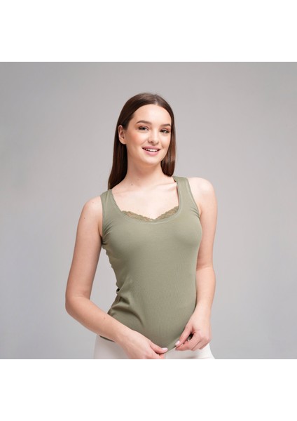 Ribbed Luxe U-Neck Tank Top fiyatları