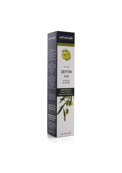 Prof Saracoglu Soğuk Pres Zeytin Yağı 250ML