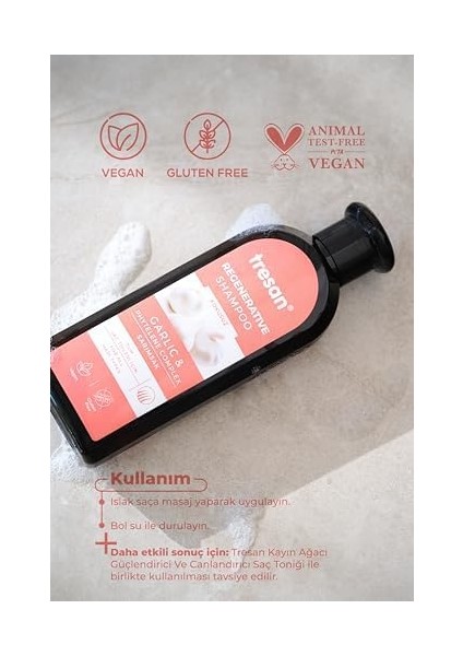 Tresan Sarımsak Özlü Onarıcı Her Saç Tipi Için Bakım Şampuanı 300 ml fiyatları