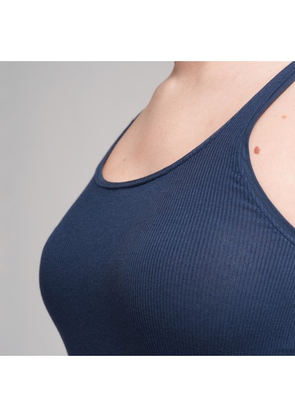 Ribbed Snuggle Up U-Neck Tank Top modelleri