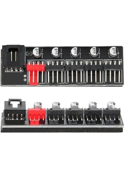 Fan Çoklayıcı 5 Port Y Pwm Splitter 4 Pin Hub Cpu Kablo Çoğaltıcı modelleri