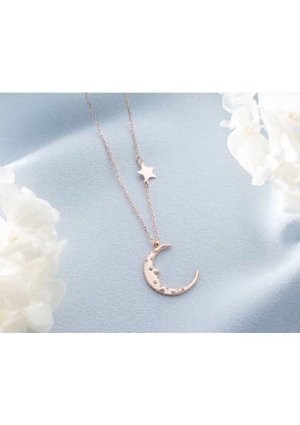 925 Ayar Gümüş Ay Dede Kolye