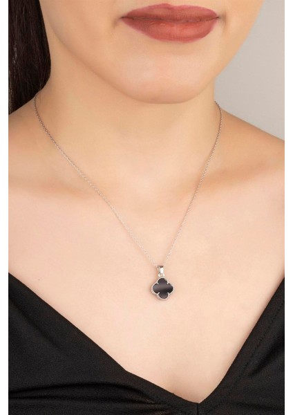 925 Ayar Gümüş Yonca Kolye fiyatları