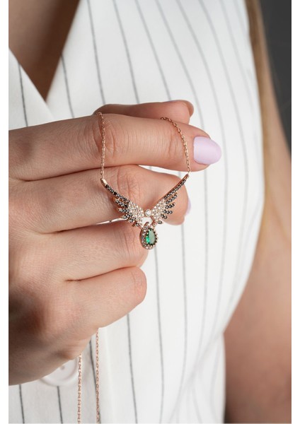 925 Ayar Gümüş Kanat Kolye modelleri