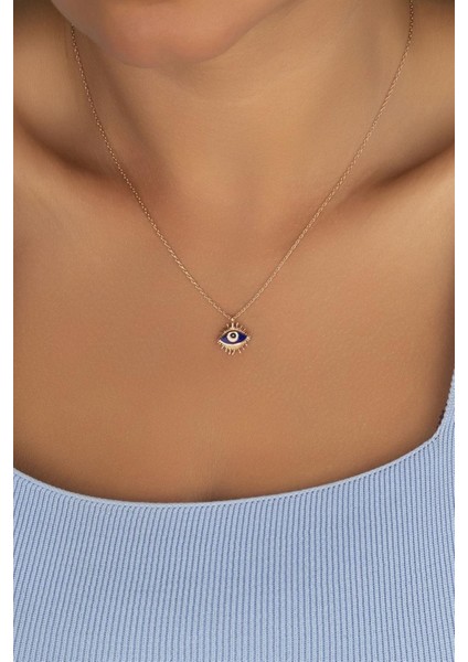 925 Ayar Gümüş Göz Nazar Kolye modelleri