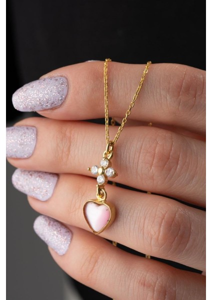 925 Ayar Gümüş Kalp Kolye