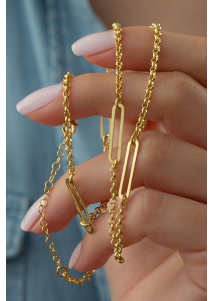 925 Ayar Gümüş Taç Zincir Kolye