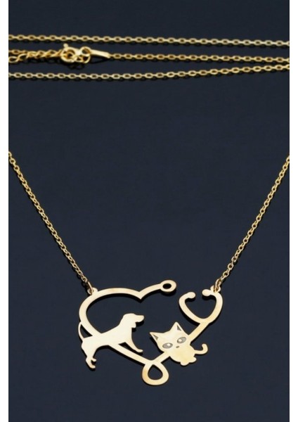 925 Ayar Gümüş Veteriner Kolyesi