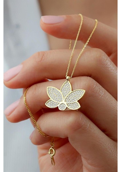 925 Ayar Gümüş Lotus Çiçeği Kolye fiyatları
