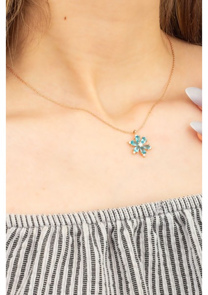 925 Ayar Gümüş Lotus Çiçeği Kolye modelleri