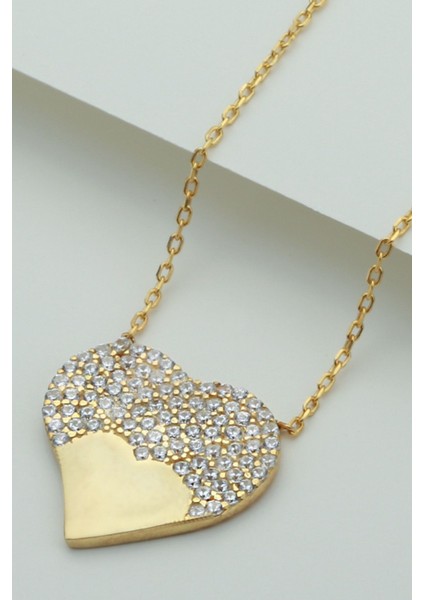 925 Ayar Gümüş Kalp Kolye