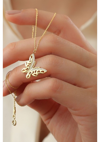 925 Ayar Gümüş Kelebek Kolye fiyatları