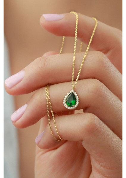 925 Ayar Gümüş Pırlanta Model Kolye fiyatları