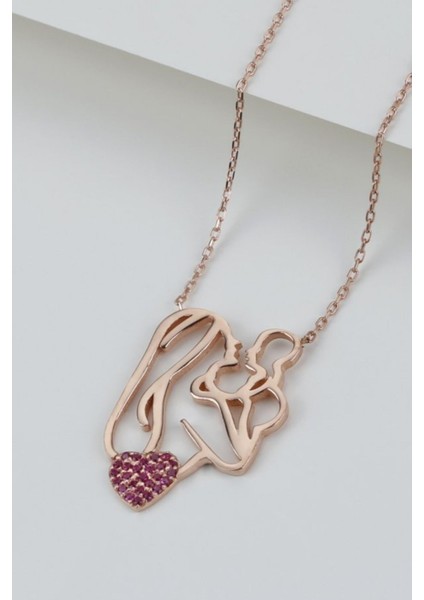 925 Ayar Gümüş Ana Kucağı Kolye