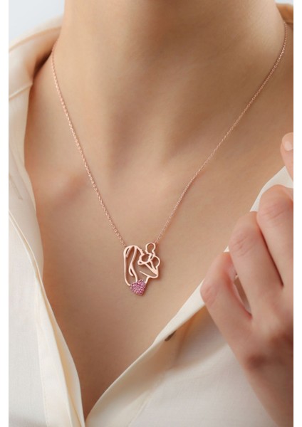 925 Ayar Gümüş Ana Kucağı Kolye modelleri