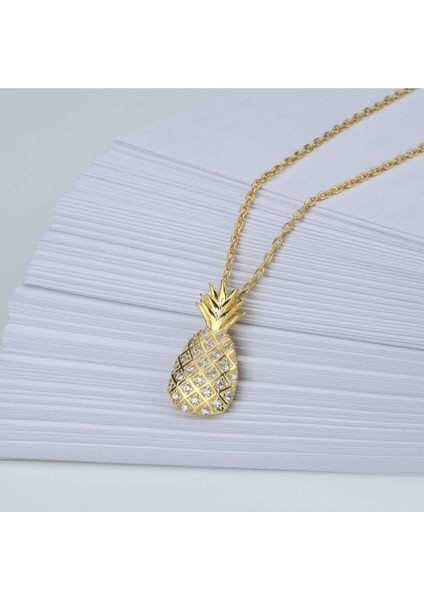 925 Ayar Gümüş Ananas Kolye