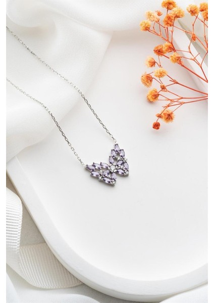 925 Ayar Kelebek Gümüş Kolye