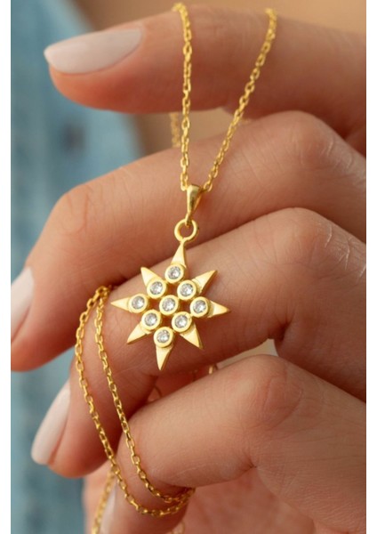 925 Ayar Gümüş Yıldız Kolye fiyatları