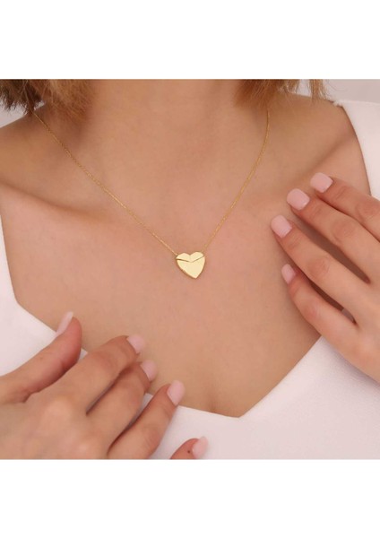 925 Ayar Kişiye Özel Gizli Kalp
