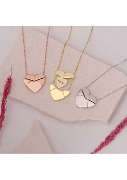 925 Ayar Kişiye Özel Gizli Kalp fiyatları