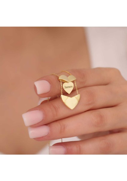 925 Ayar Kişiye Özel Gizli Kalp modelleri