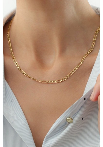 925 Ayar Gümüş Figaro Zincir Kolye modelleri