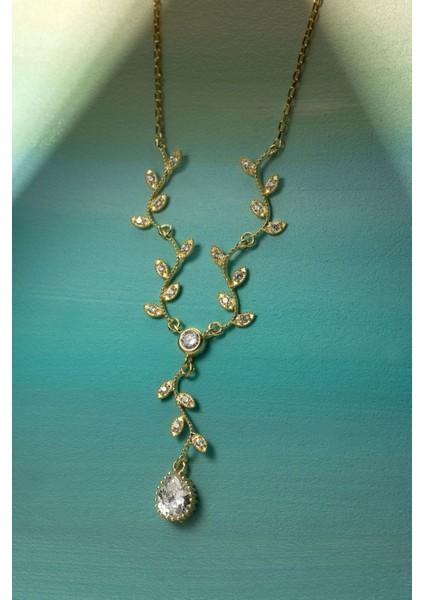 925 Ayar Gümüş Sarmaşık Elegant Kolye