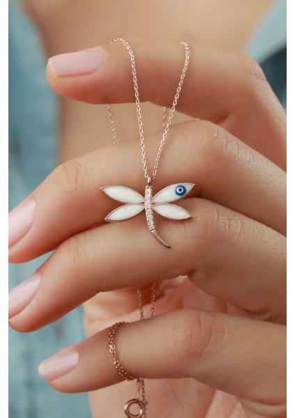 925 Ayar Gümüş Nazarlı Yusufçuk Kolye fiyatları