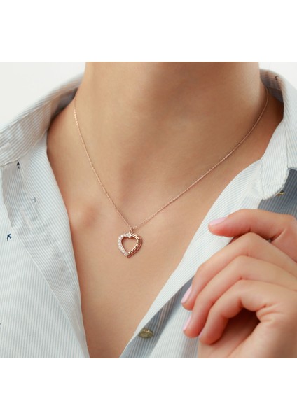 925 Ayar Gümüş Kalpli Kolye modelleri