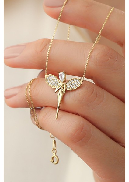 925 Ayar Gümüş Melek Kolye fiyatları