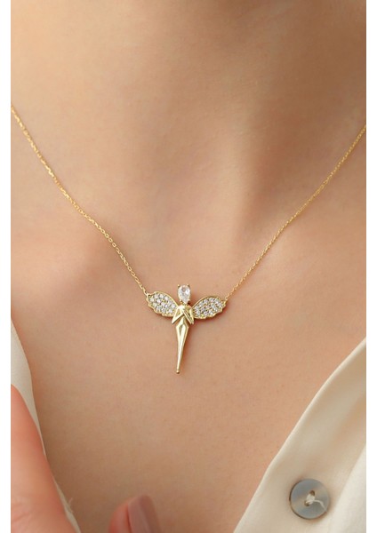 925 Ayar Gümüş Melek Kolye modelleri