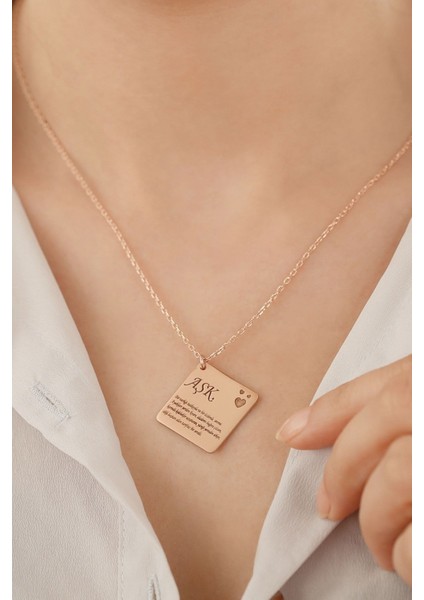 925 Ayar Gümüş Aşk Kolyesi modelleri