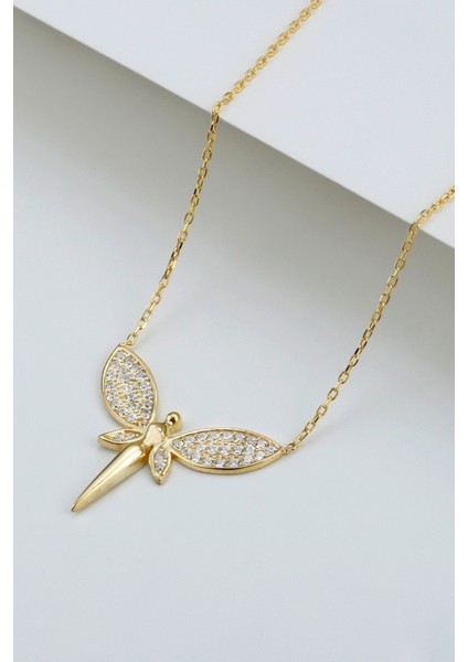 925 Ayar Gold Peri Gümüş Kolye